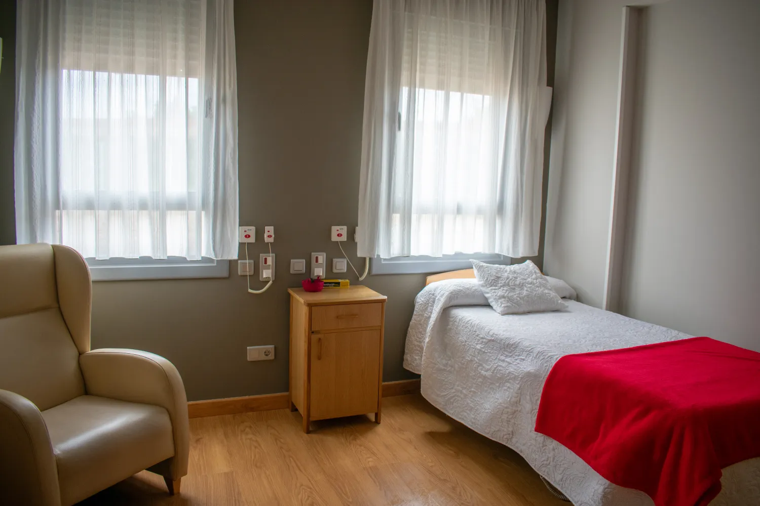 Dormitorio - Instalaciones Residencia Tagore en Vitoria-Gasteiz